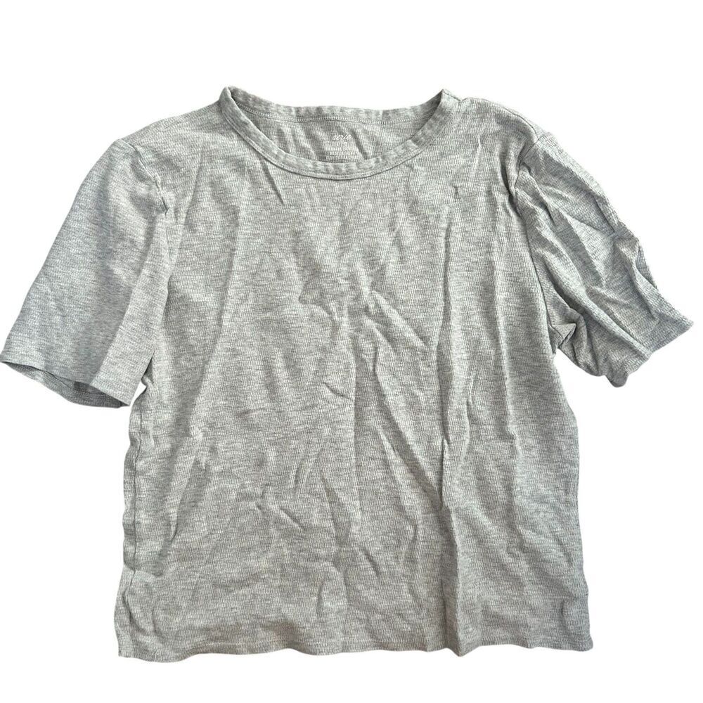 Aerie Gray Short Sleeve Basic Tee